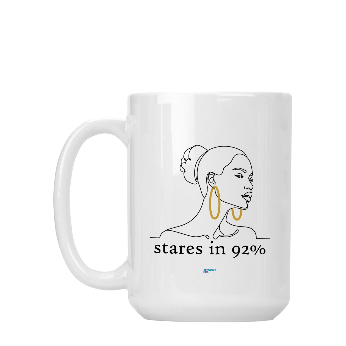 stares in 92%